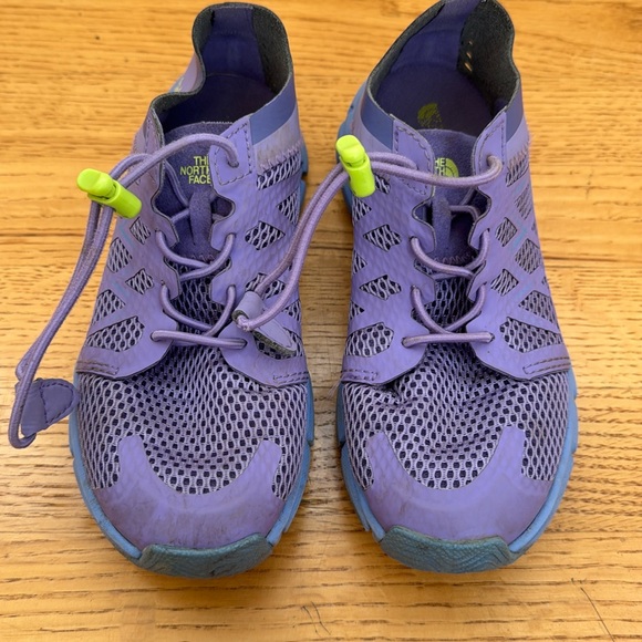 The North Face Lightwave Flow Paisley Purple / Rave Green Kids US 1.5 EU… - Picture 1 of 7